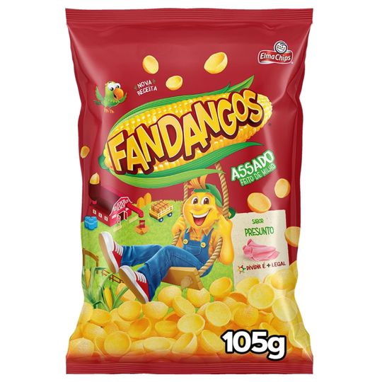 Elma Chips Salgadinho Fandangos: Presunto (105g)